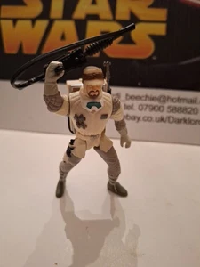 Star Wars - Power of the Force 2 - Hoth Rebel Soldier + Rucksack & Blaster schön - Bild 1 von 8