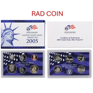 2005-S Proof Set United States US Mint Original Government Packaging Box - Picture 1 of 2