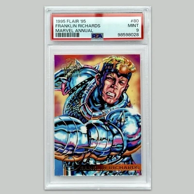 Marvel Comics 1995 Flair Franklin Richards PSA Graded 9 Card Rare Fantastic Four - Bild 1 von 4