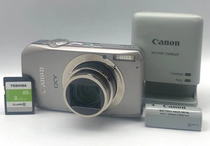 Canon IXY 50S Full HD 10.0 Mega Pixels Silver Compact Digital Camera From Japan - Picture 1 of 11