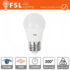Lampada LED Sfera E27 5.5W 3000K Luce Calda Basso Consumo Risparmio Energetico - Foto 1 di 1