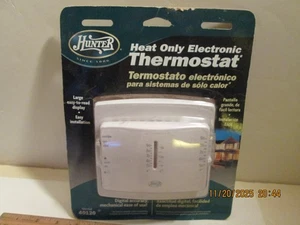 TERMOSTATO ELECTRÓNICO "HUNTER" SOLO CALOR. SIN ABRIR. MODELO 40120 - Imagen 1 de 2