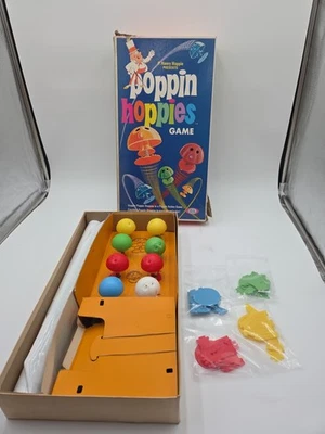 IDEAL Toys POPPIN HOPPIES 1968 Juego Caja Original Nº 2528-8 Completo Foto 1 de 4