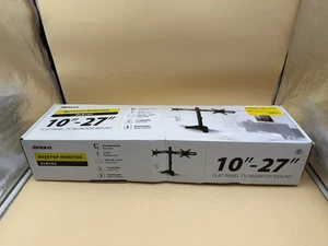 Inland Dual-Monitor Desk Mount, 10” - 27” Flat Panel TV/Monitor Mount NIB - Picture 1 of 11