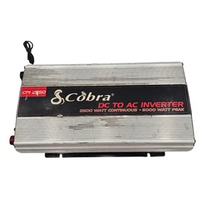 COBRA CPI2550 CPI 2550 DC to AC Power Inverter 2500 Continuous 5000 Peak *Read* - Picture 1 of 15