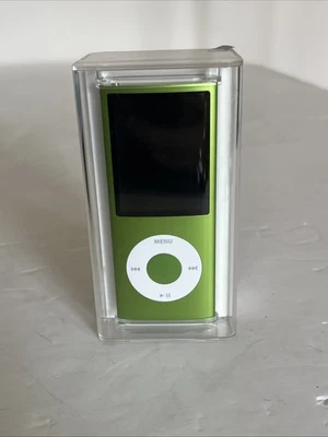 Apple iPod Nano 4th Generation Green 8GB PB746ZD/A A1285 New Sealed - Image 1 of 4