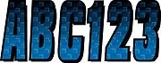 Letter Registration Kit Letter Number Sticker Decals Boat PWC Blue Black Reg - Image 1 of 1
