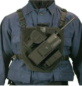 Blackhawk Patrol Radio Chest Harness, Black - 37PRH1BK NEW - Picture 1 of 6