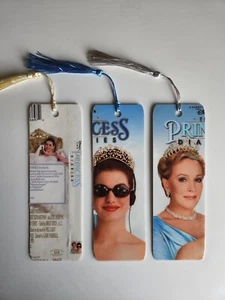 3 Princess Diaries Bookmarks Made With Real Dvd Inserts Millenial Y2K Nostalgia - Picture 1 of 9