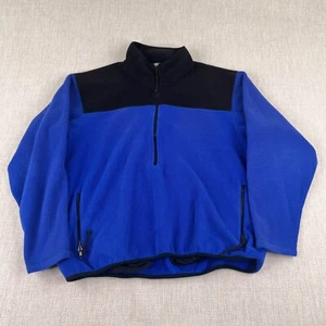 Vintage 1/2 Zip REI Fleece Pullover Mens XL Mock Neck Blue Gorpcore Polartec VTG - Picture 1 of 10