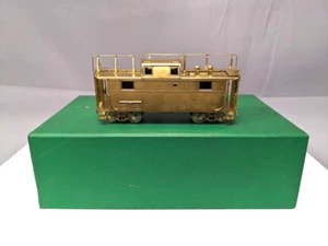 Overland Models Brass PRR Steel Caboose N5B w/Antenna OMI-1607 'S' Scale C-10 - Picture 1 of 11