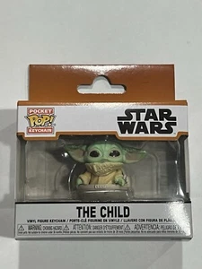 Star Wars Mandalorian Funko Pocket POP Schlüsselanhänger DAS KIND Baby Yoda Grogu - Bild 1 von 3