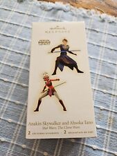 2009 Hallmark Keepsake Anakin Skywalker Ahsoka Tano Star Wars The Clone Wars