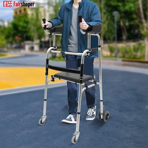 Upright Mobility Walker Upwalker Lightweight Rollator Walker 4 Wheel Walking Aid - Picture 1 of 17