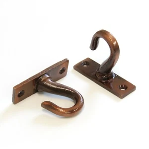 Gancho de techo decorativo de hierro HK-IR8396 | Envío GRATUITO EE. UU. - Imagen 1 de 21