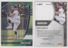2020 Panini Prizm Draft Picks Green and Yellow Hyper Prizm Nick Garcia #PDP79