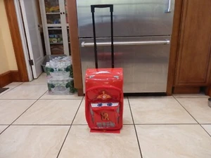 Disney Pixar Lightning McQueen Kids' 3D Rolling Suitcase - Picture 1 of 10