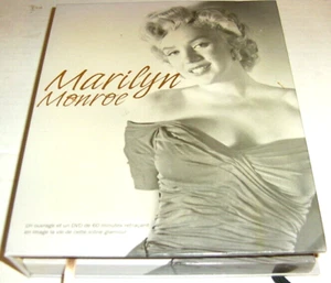 2012 MARILYN MONROE ILLUSTRATED BOOK & DVD (IN FRENCH) - Picture 1 of 2