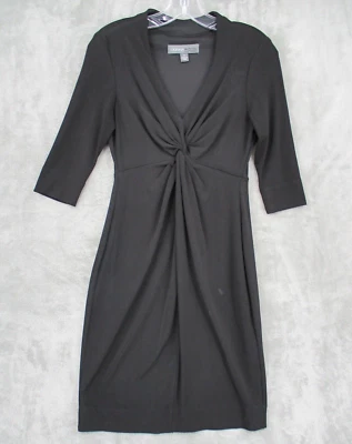 Vestido Donna Ricco Mujer 2 Vainas Anudado Minimalista Elastizado Tejido Carrera Oficina Foto 1 de 4