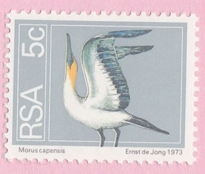 1974 BIRD STAMP MORUS CAPENSIS RSA SOUTH AFRICA POSTAGE ANIMAL WILDLIFE NATURE - Picture 1 of 1
