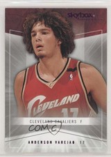 2004-05 Skybox Autographics Purple Royal Insignia /25 Anderson Varejao Rookie RC