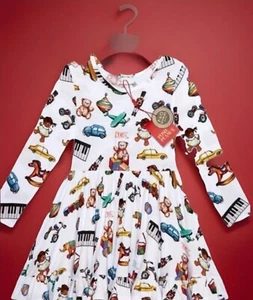 POSH PEANUT 🧸 FAO Schwartz 6T TOYS Poss 5T 7 Nutcracker Christmas Dress Twirl - Picture 1 of 6