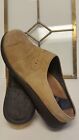 Dansko Pro Women Slides Tan Suede/Leather Sandals Shoes Tan Size 39 "NICE"