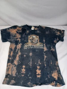 2009 Reverse Tie-Dye Sturgis South Dakota Motorrad Large schwarzes T-Shirt  - Bild 1 von 10