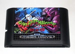 *Versión PAL* Colección Splatter House Parte 2 + 3 Juegos Para Sega Mega Drive - Imagen 1 de 2