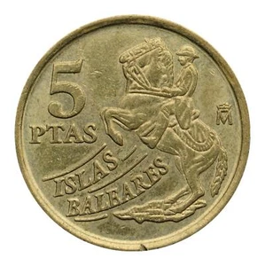 1997 Spain 5 Pesetas Coin, km981 - Nice Coin ๐ช๐ธ Free Shipping!!!! - Picture 1 of 2
