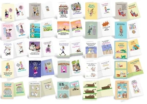 25 Funny Birthday Card Assortment -USA Made -Full Color Front & Inside ! - 743 - Picture 1 of 10