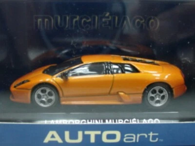 WOW EXTREMELY RARE Lamborghini Murcielago LP 620 2002 Orange 1:64 Auto Art-CM'S - Image 1 of 4