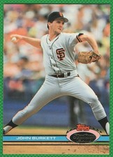 John Burkett - 1991 Topps Stadium Club #119 - San Francisco Giants Baseball Card