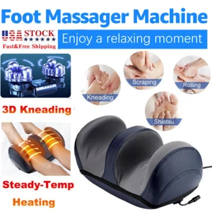 Shiatsu Foot Leg Massager Machine with Heat, Calf Massager Circulation Massager - Picture 1 of 12
