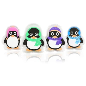 Nordstern Taschenwärmer Handwärmer Pinguin 4er Pack  - Wiederverwendbar 9 x 9 cm - Bild 1 von 4