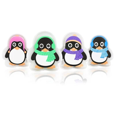 Nordstern Taschenwärmer Handwärmer Pinguin 4er Pack  - Wiederverwendbar 9 x 9 cm - Bild 1 von 4