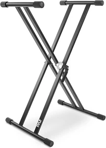 Pyle Electronic Keyboard Mount - Digital Piano Holder, Adjustable - Black - Picture 1 of 8