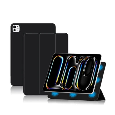 Для iPad Pro 13 M5 / воздуха 11 M2 M3 A16 тонкий автоматический сна магнитные Folio кожаный чехол - Изображение 1 из 4