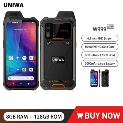 W999 IP68 Wasserdicht Robust Smartphone Walkie Talkie PTT Android 11 5000mAh NFC - Bild 1 von 4