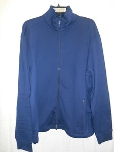 Polo Golf Ralph Lauren Navy Blue Zip Front Classic Athletic Team Jacket Size L - Picture 1 of 3