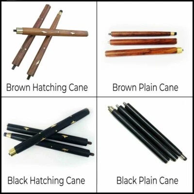 LOTE DE 4 bastones de madera vintage de latón SIN mango de cabeza regalo nuevos Foto 1 de 4