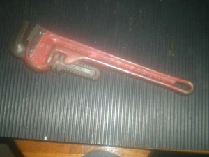 Classic Craftsman 14" HD Straight Pipe Wrench USA  T-647 - Picture 1 of 12