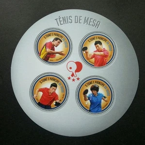 Sao Tome Table Tennis 2013 China Ping Pong Sport Games (ms) MNH *odd *unusual - Picture 1 of 5