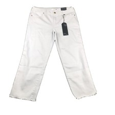 1822 Denim Jeans Womens 14 White Super Stretch All Day Confort Ultra Soft NWT