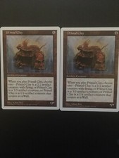 Magic The Gathering MTG - Fifth Edition - Primal Clay x2