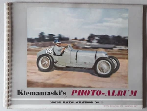 Klemantaski's Photo-Album  Motor Racing Scrapbook No. 1. Spiral Bound 1947 - Picture 1 of 14