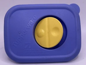 Tupperware blau & gelb Reheat Rock-N-Serve Ersatzdeckel 3388A-5 - Bild 1 von 3