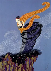 Impresión Art Deco Summer Breeze 22x30 de Erte - Imagen 1 de 2