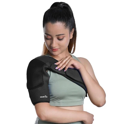 Neoprene shoulder rotator cuff & Arm support brace pain and injury Left Right! - Image 1 of 4
