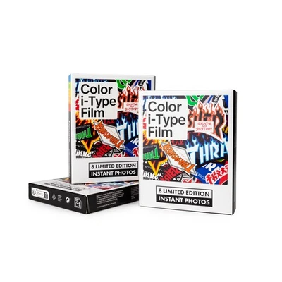 3X POLAROID I-TYPE COLOR FILM - TRASHER EDITION 8 IMMAGINI I-TYPE FILM A COLORI - Immagine 1 di 4